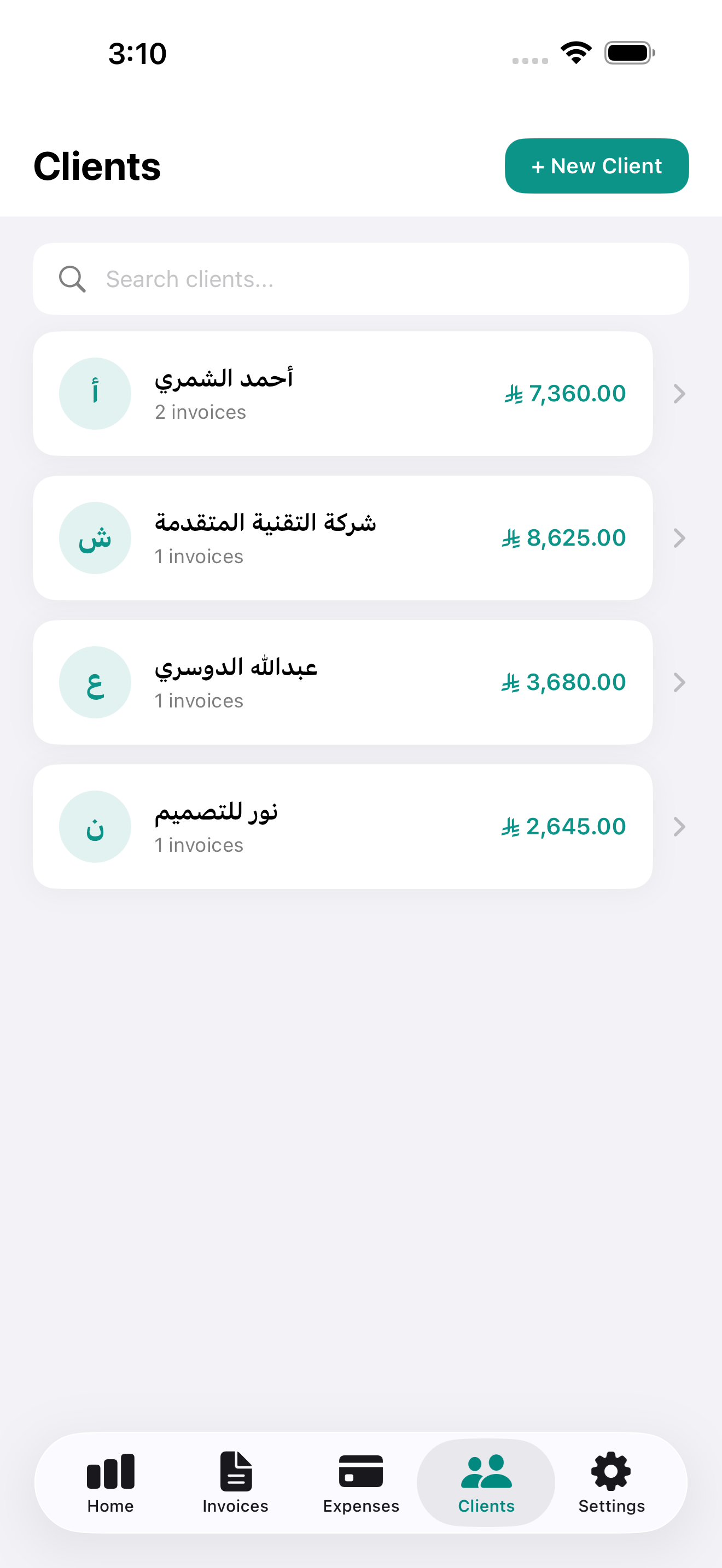 Client list